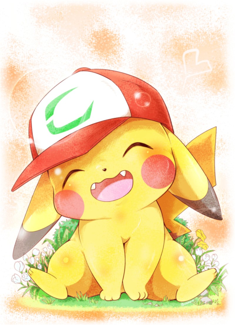 闪闪发光皮卡丘可爱动漫头像