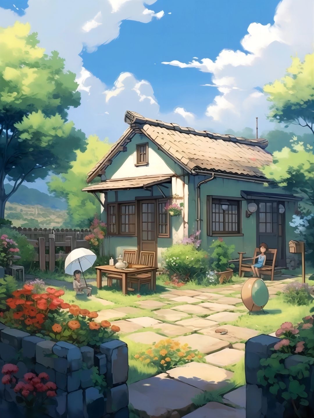 有个这样的小院,你愿意生几个娃?