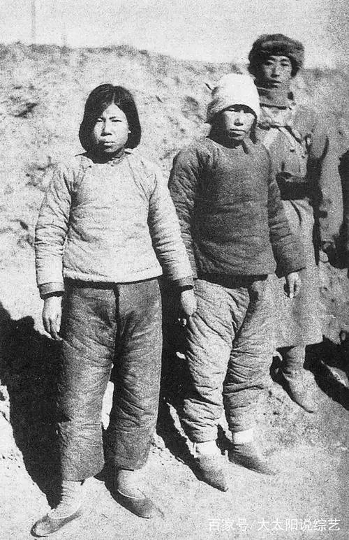 抗日战争时期,在正太线被日军俘虏的八路军女侦察员