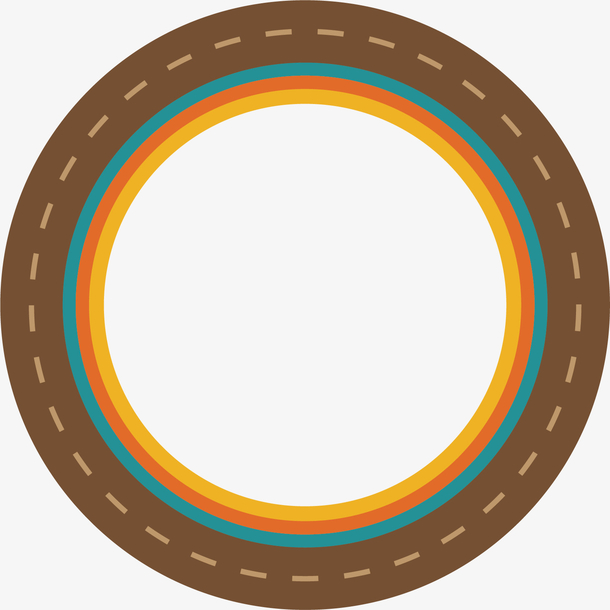 矢量图圆形的跑道