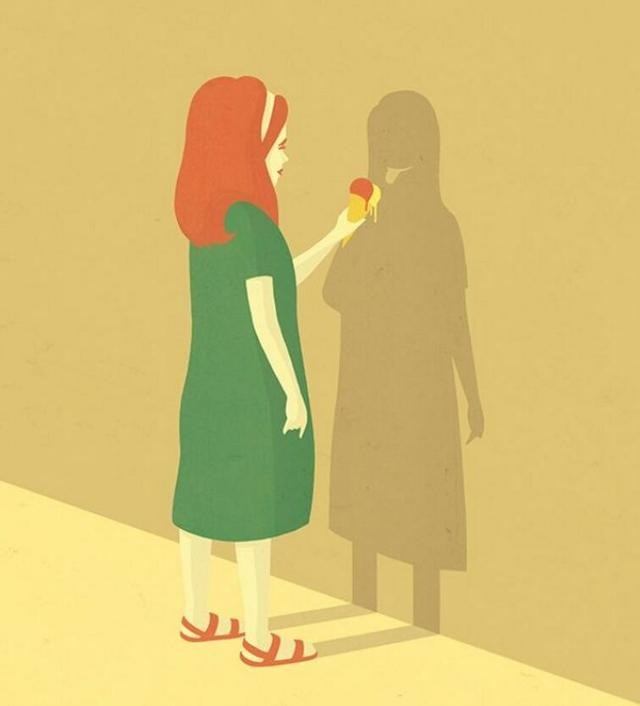 讽刺漫画风 16张图让你看透现实与理想