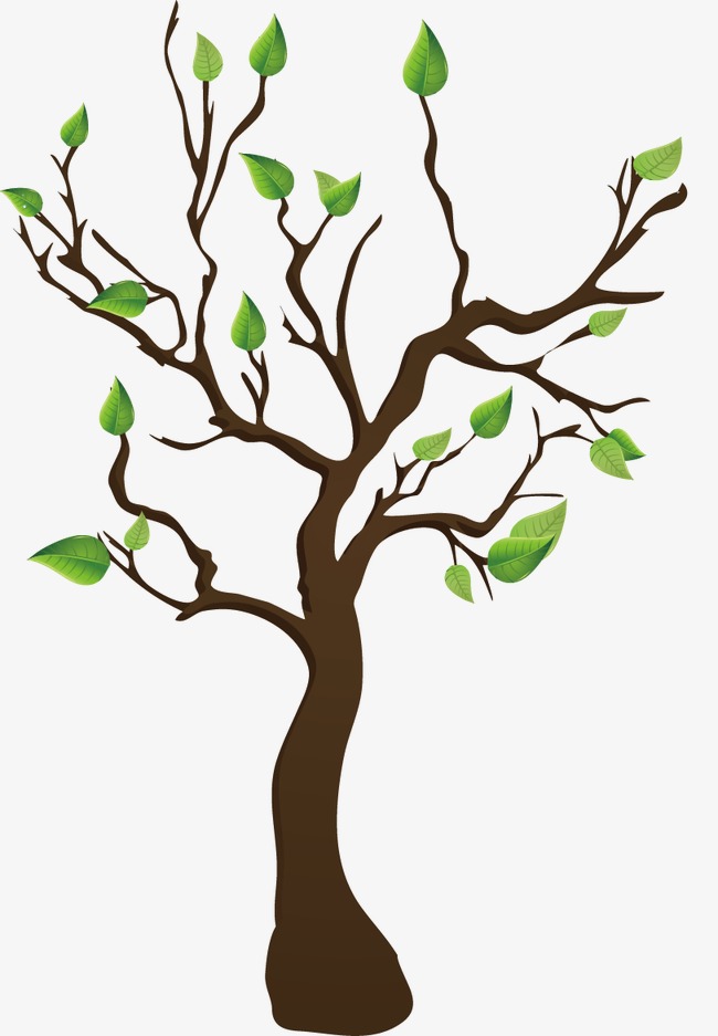 矢量手绘树png素材-90设计