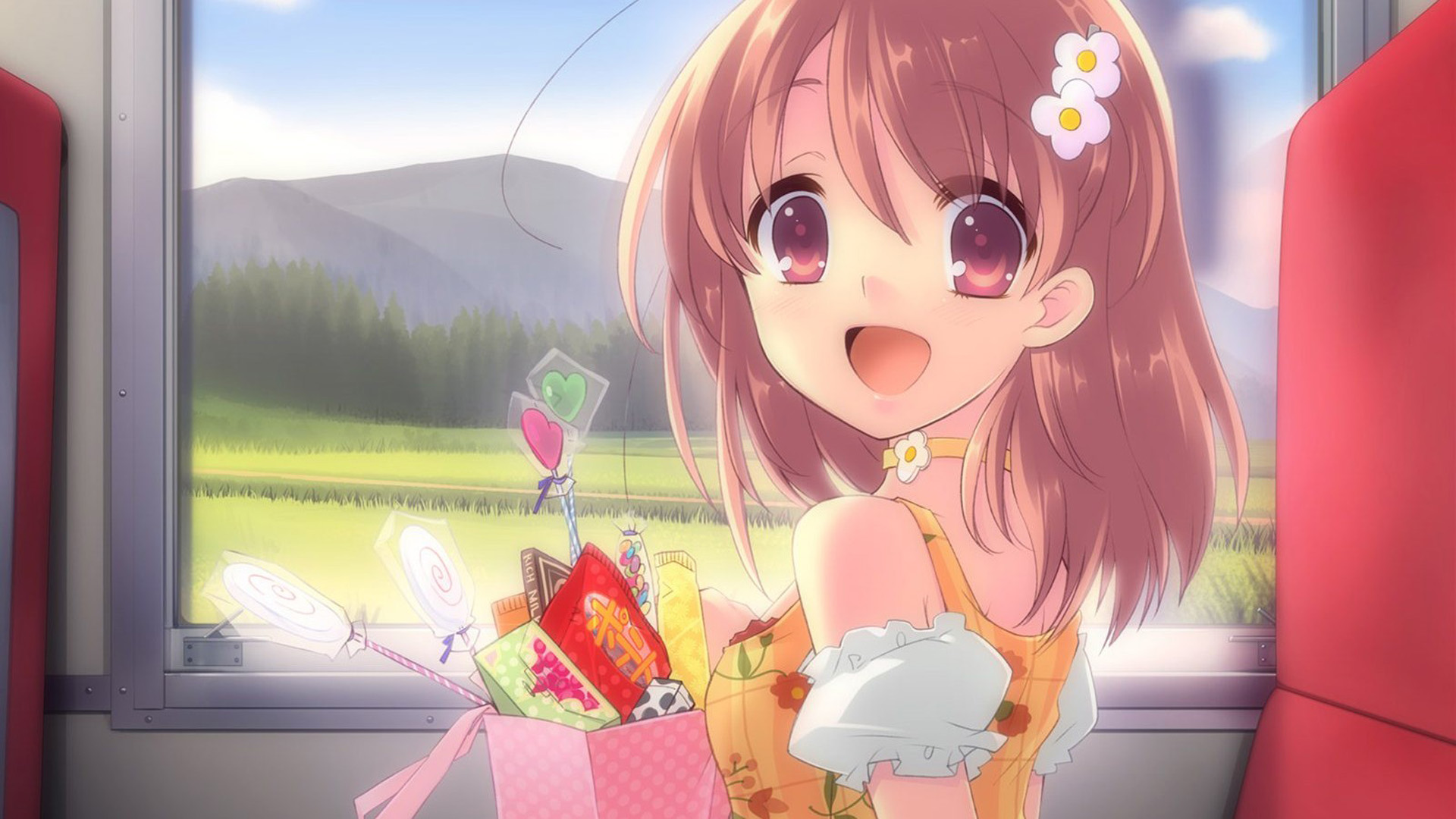 动漫可爱性感呆萌卡通美女桌面壁纸