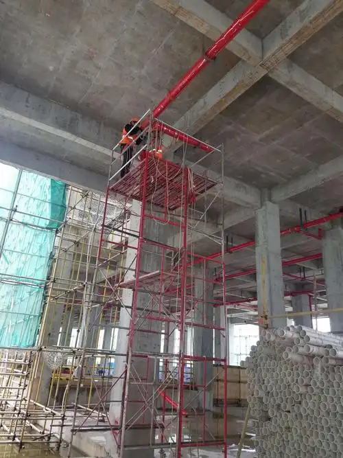 威信棚户区改造项目—消防工程施工日报—2018年11月9日