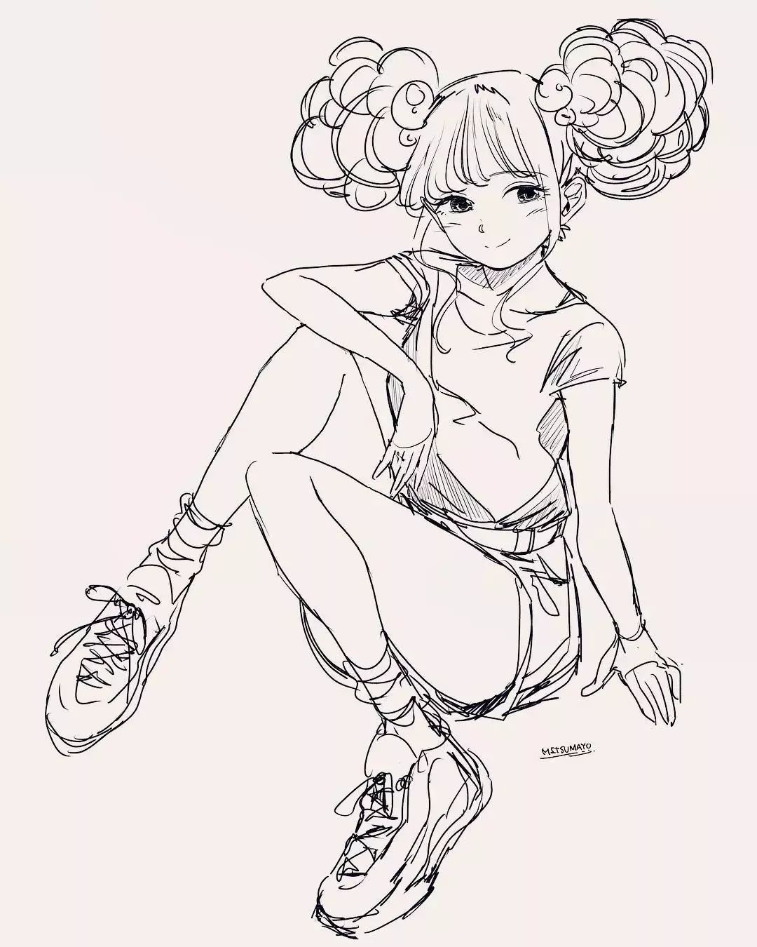 临摹完这组动漫插画连你的速写水平都能大幅度提高了