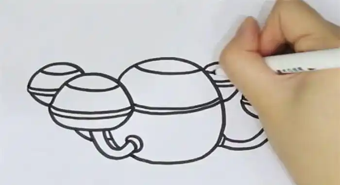 章鱼堡怎么画_卡通简笔画_简笔画大全