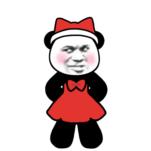 熊猫头戴圣诞帽跳舞 gif 动图表情包 圣诞节表情包_动图_gif_圣诞