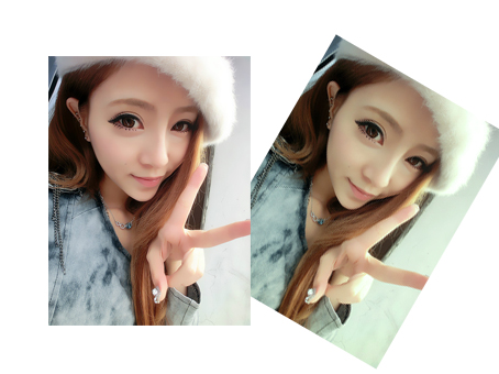 旁边是空白中间放照片这是什么软件