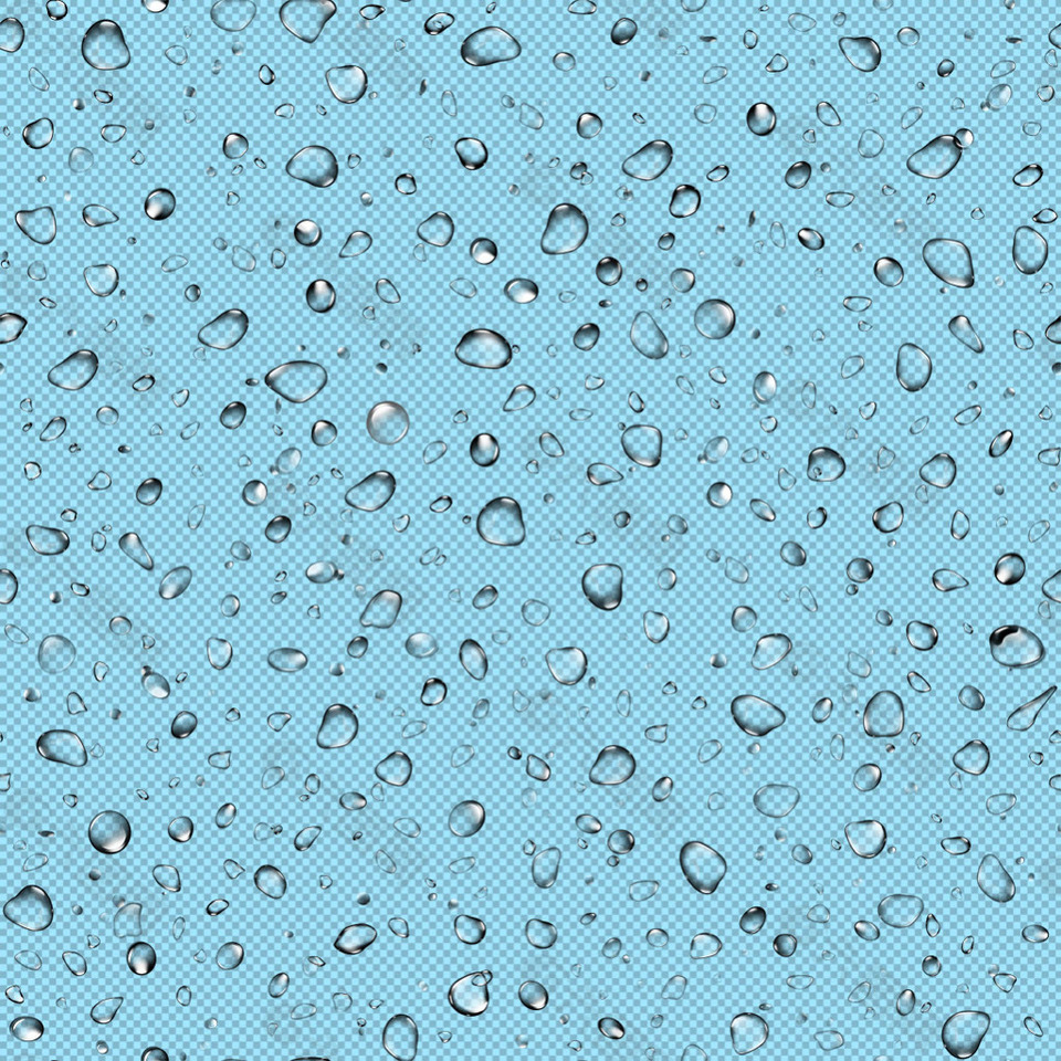 密集的水滴免抠png透明图层素材