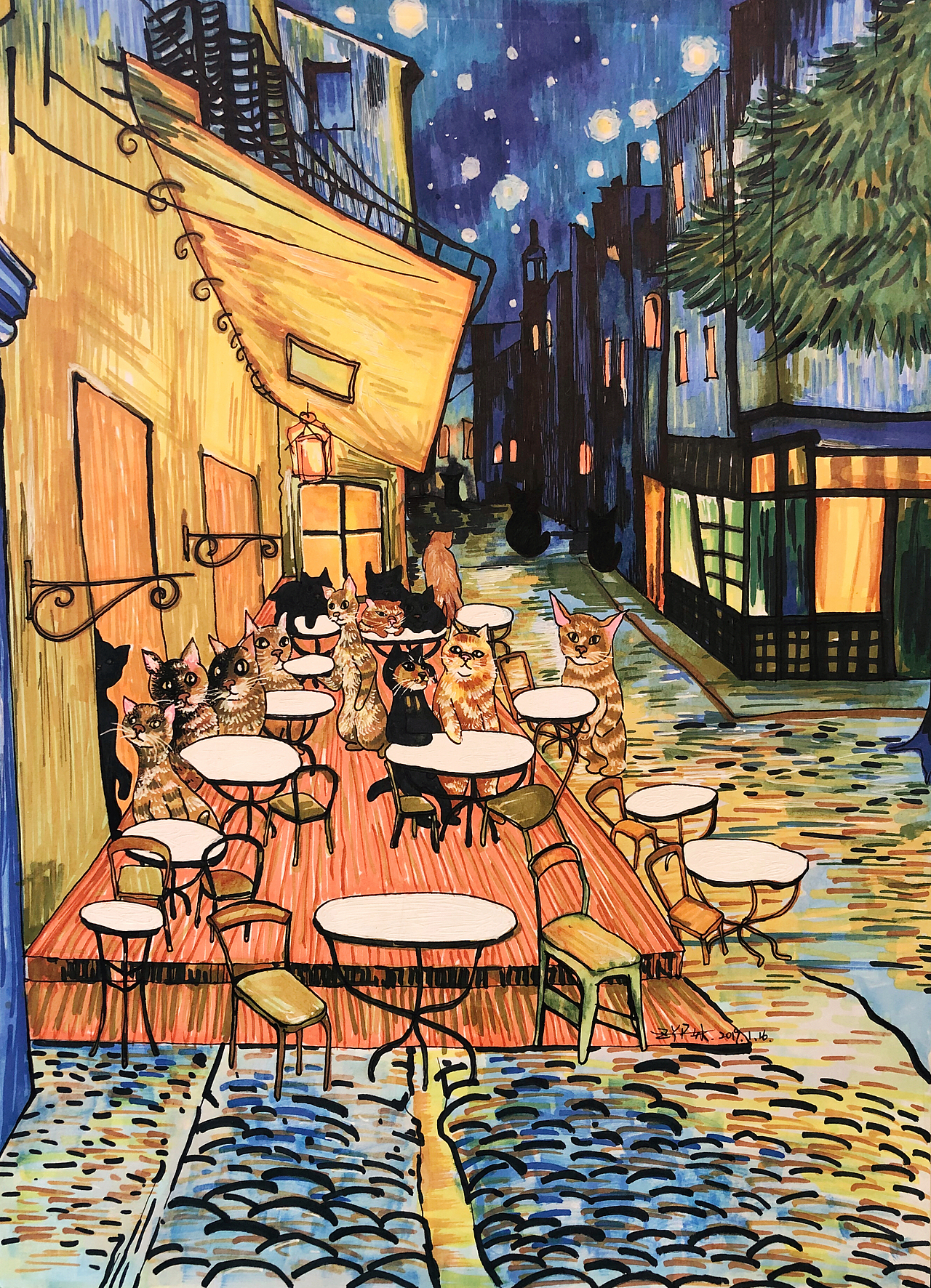 《深夜露天咖啡馆》