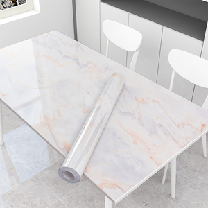桌面贴纸餐桌防水防油防烫书桌子翻新改造桌布大理石桌贴自粘加厚
