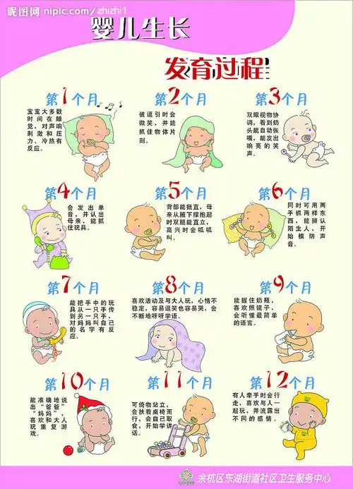 婴儿生长发育过程图片