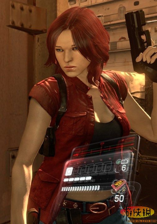 生化危机6海伦娜红服装白背心mod覆盖版