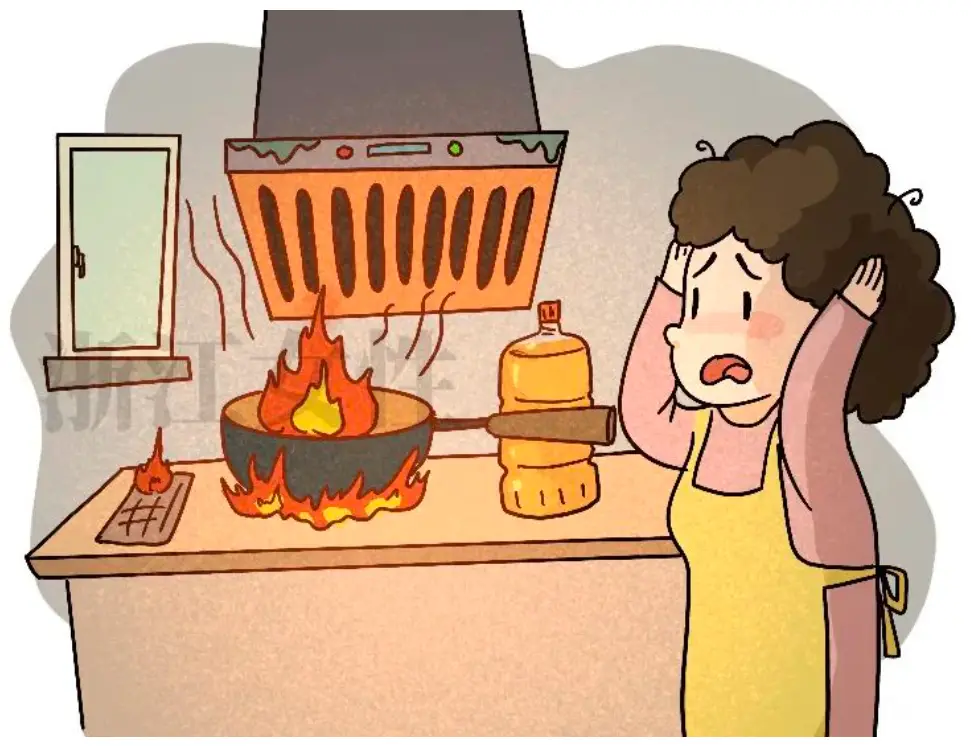用火不离人用火不离人;厨房是家庭用火最多的地方,清理厨房的重点是让