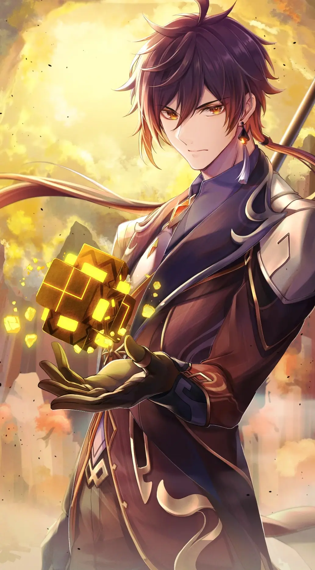 美图搬运原神角色图钟离