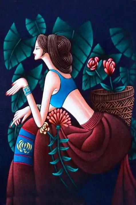 装饰人物画 装饰人物画图片大全