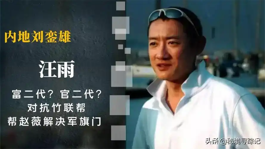 汪雨带武警打竹联帮(神秘富少汪雨:被称内地刘銮雄)