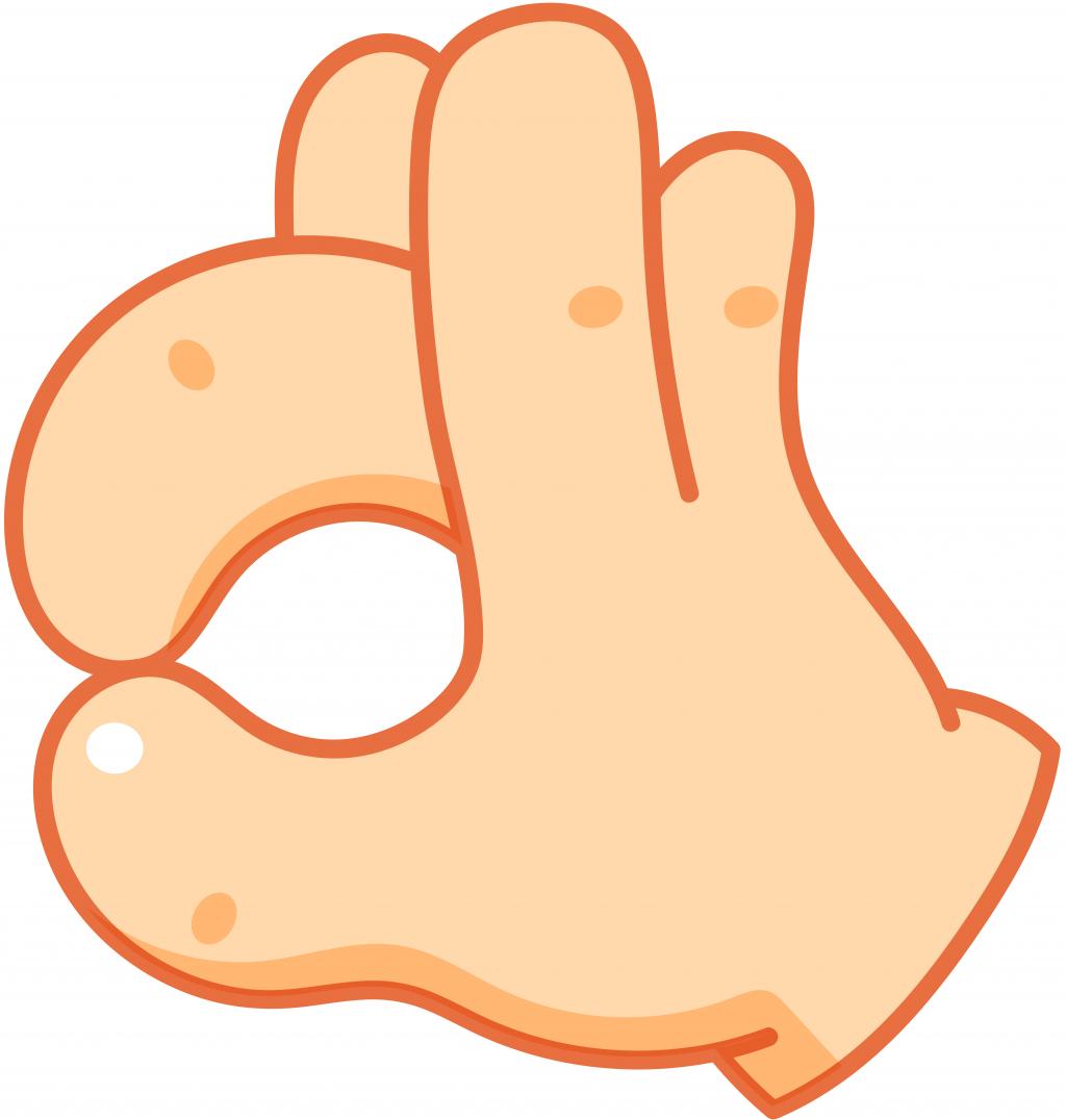 兰花指手势简笔画