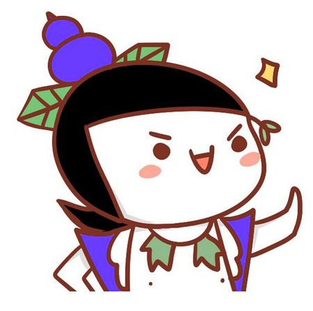 类似这样的葫芦妹妹头像 急需