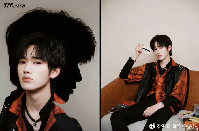 团元宵喜乐造型#时代少年团元宵喜乐会造型9615全员黑 红的配色