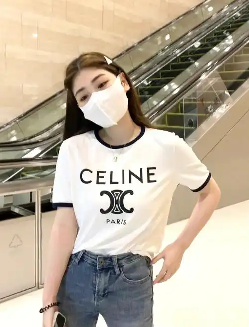 01优雅永不过时celine短袖