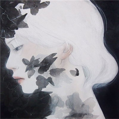 清新文艺手绘头像女生唯美