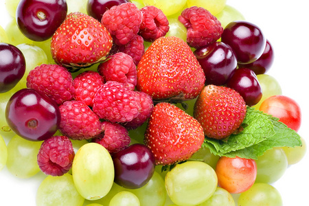 混合的水果和浆果图片