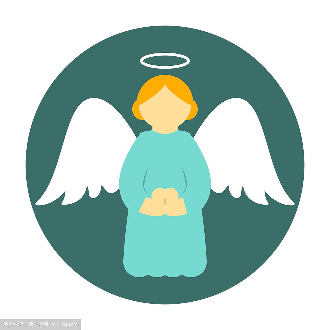 圣诞天使图标平