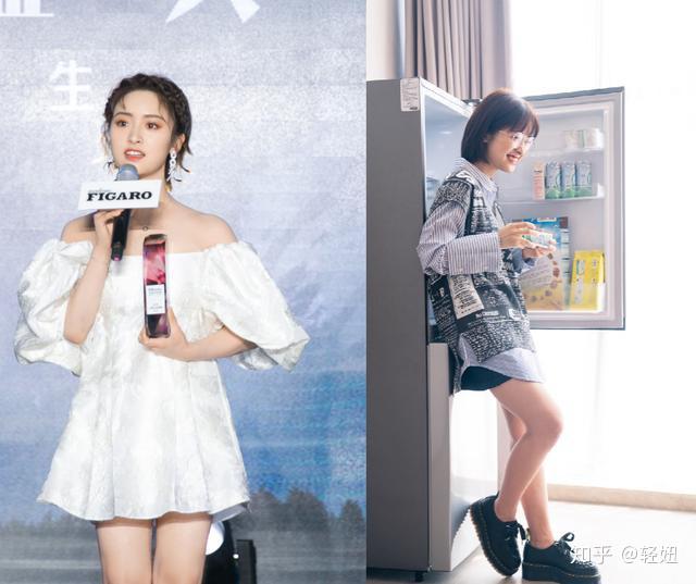 露腿了,去沈月的微博一下看,原来人家已经坚持减肥有一段时间了,体重