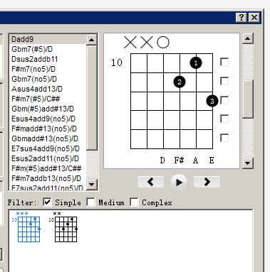 请问dadd9和弦的指法