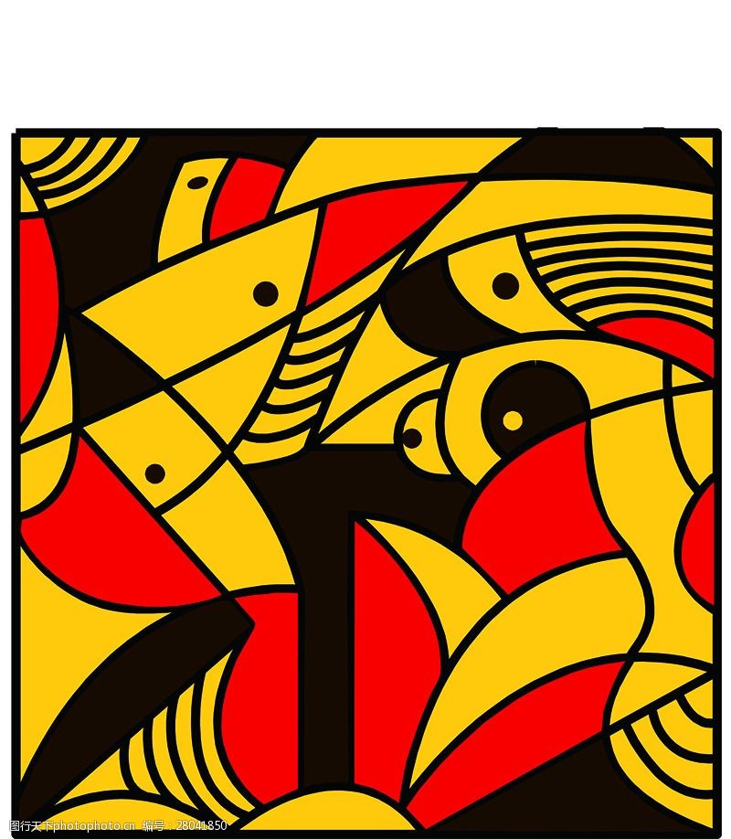 抽象花纹图案设计