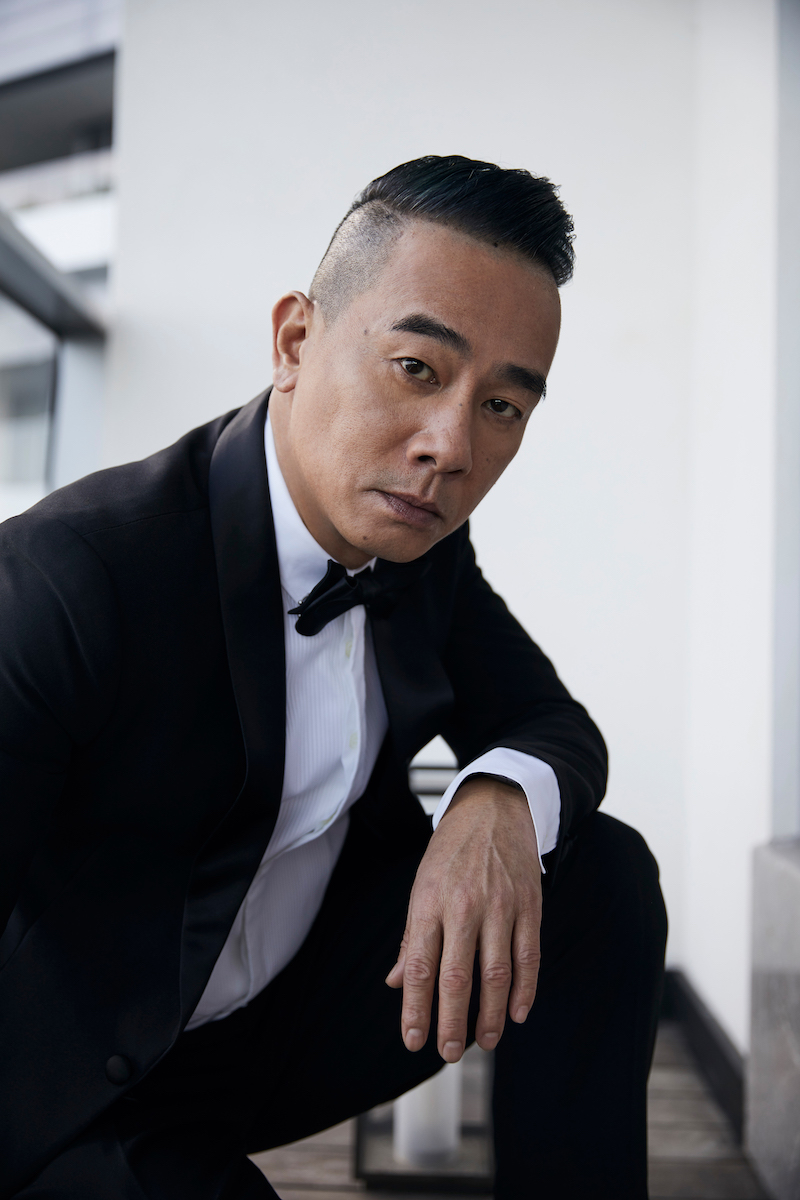 陈小春黑色绅士礼服陈小春身着经典质感西装陈小春礼服简约有型陈小春