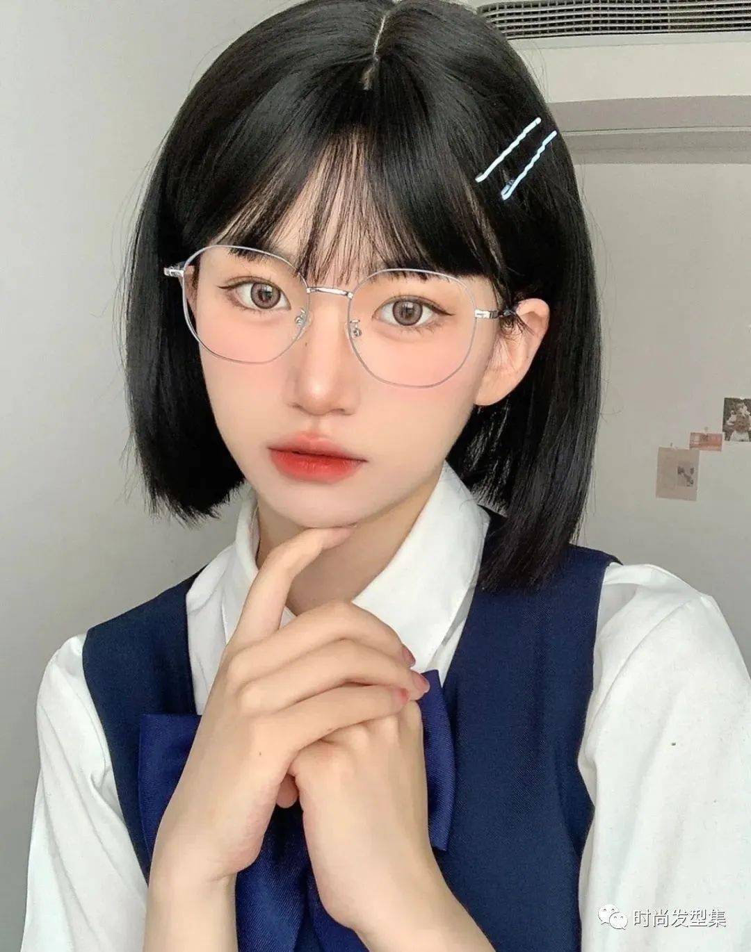 " 清纯短发 "._发型_中国_人类