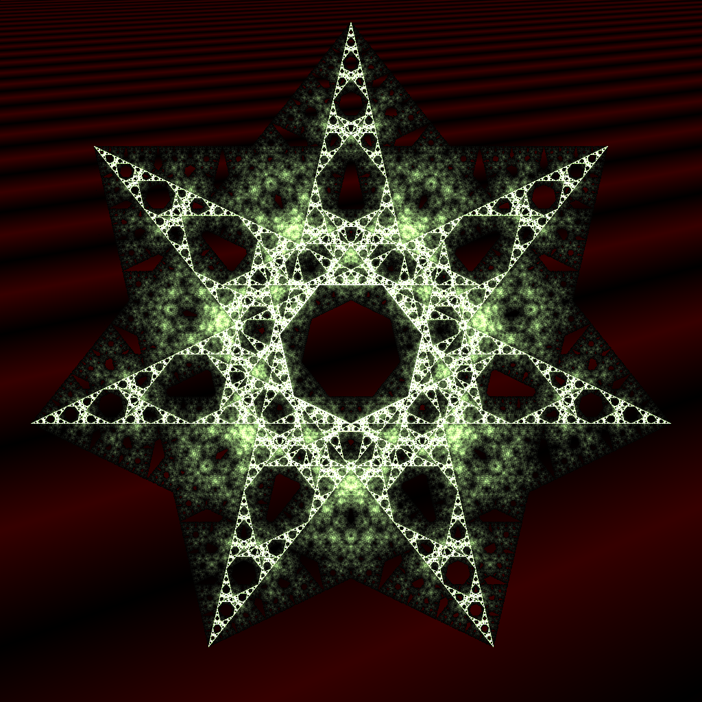 算法生成七芒星