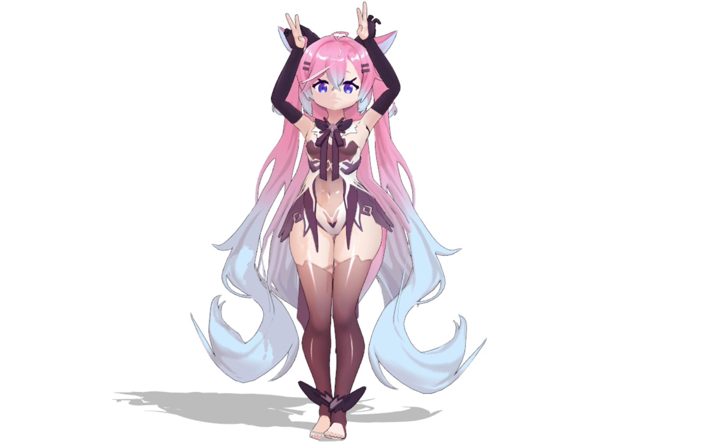 泰蕾莎channel 小鹿乱撞 模型测试