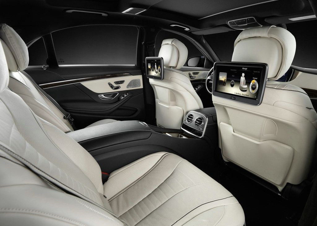 奔驰s级改装后排独立座椅,四座设计更加豪华尊贵