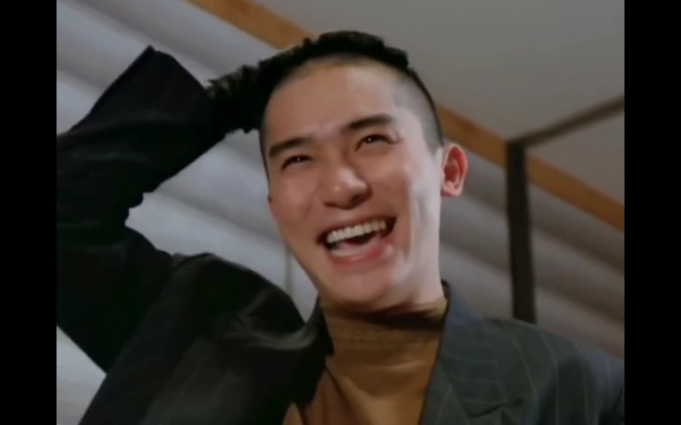 虎虎生威梁朝伟圆寸寸头