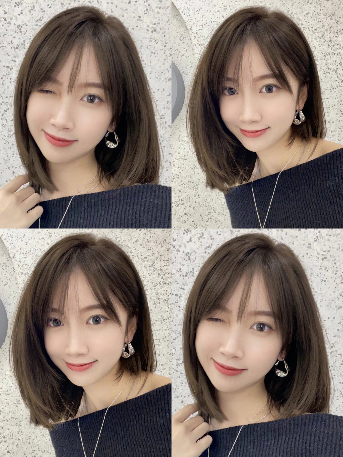 2023瘦脸减龄短发 2023最火短发 剪完圆脸女生能小一圈的齐肩发 瘦脸