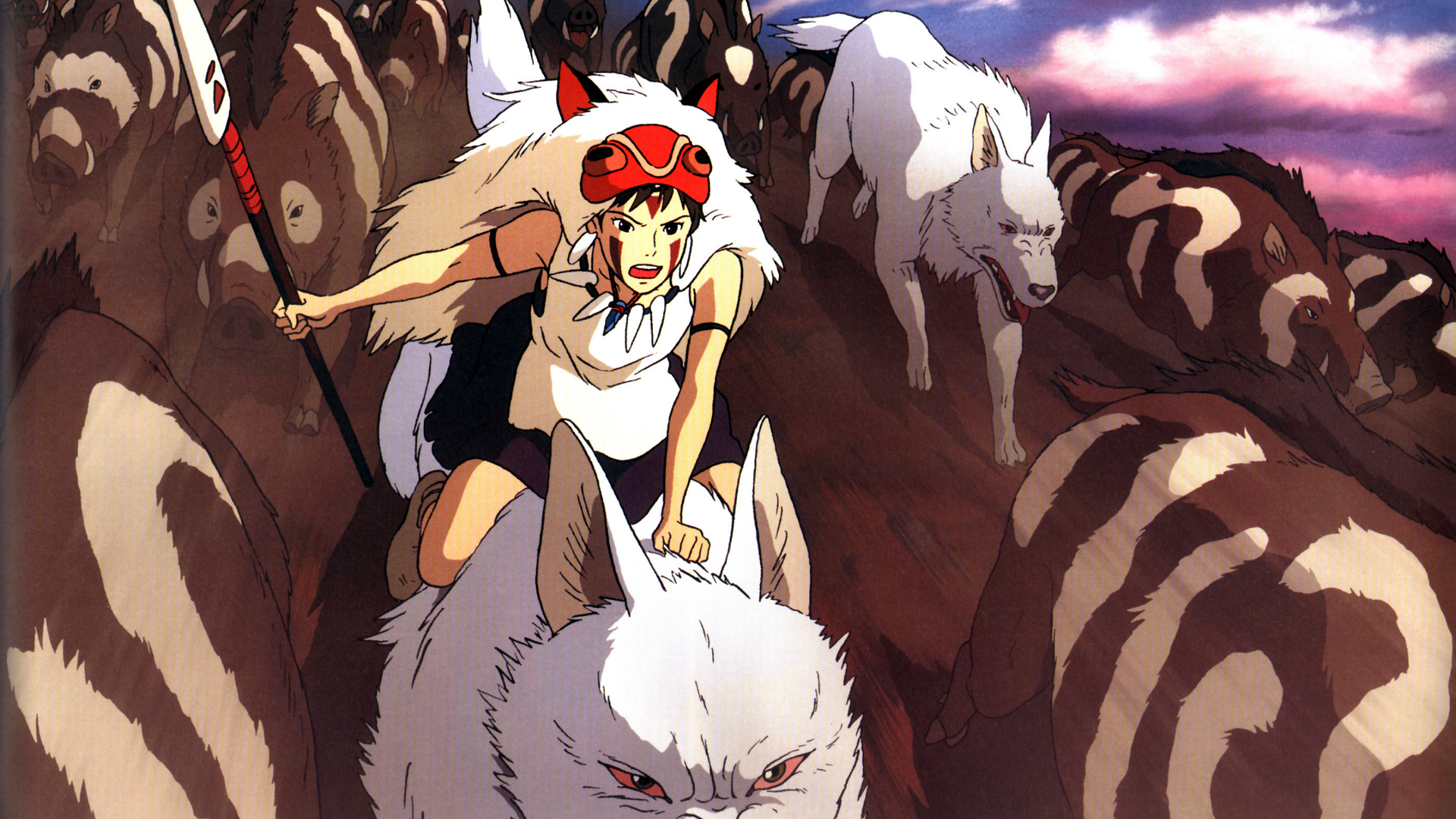 宫崎骏经典电影幽灵公主高清桌面壁纸下载