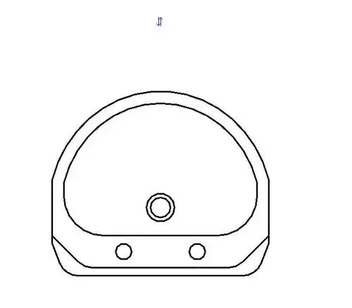 卫浴-常规卫浴-洗脸盆-单个-2d