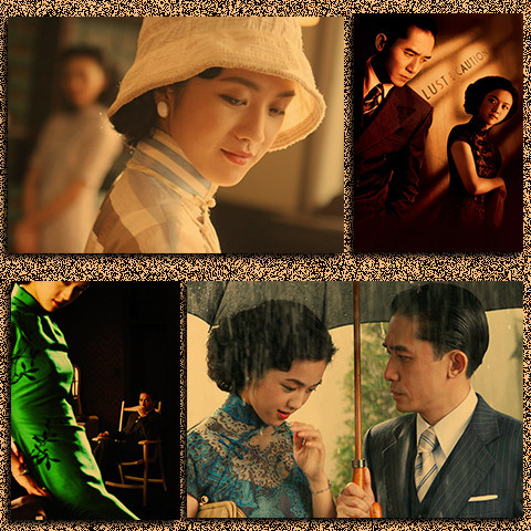 色戒汤唯梁朝伟王家卫经典电影海报复古牛皮纸装饰画酒吧客厅贴纸