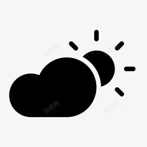 部分多云白天天气预报图标