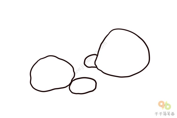一堆碎石简笔画