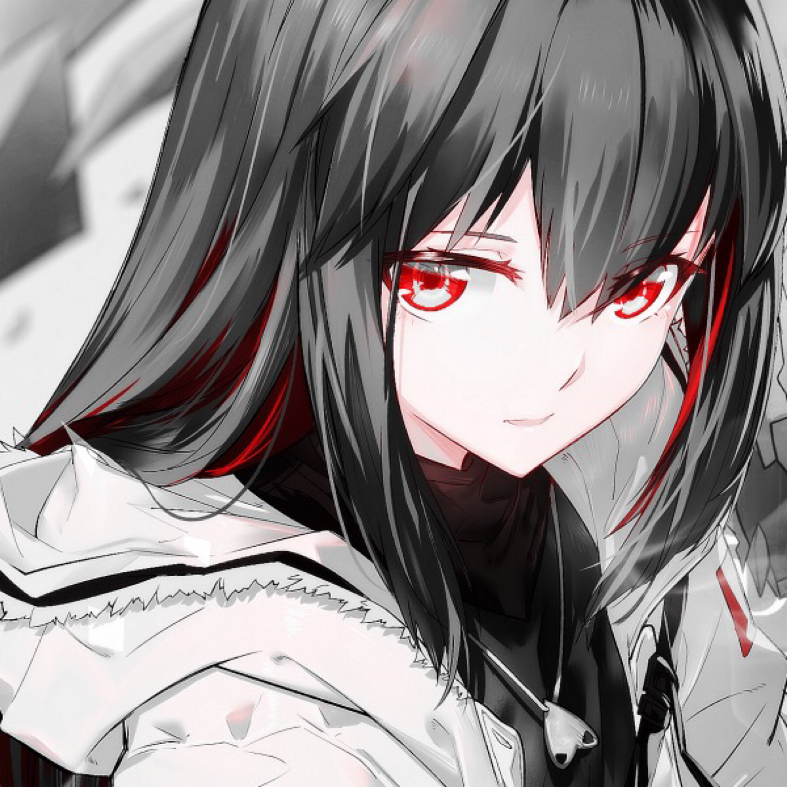 动漫头像:少女红瞳头像分享,二次元中最受欢迎的瞳色之一