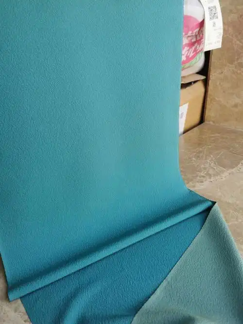 很美的蓝绿色 正绢面料