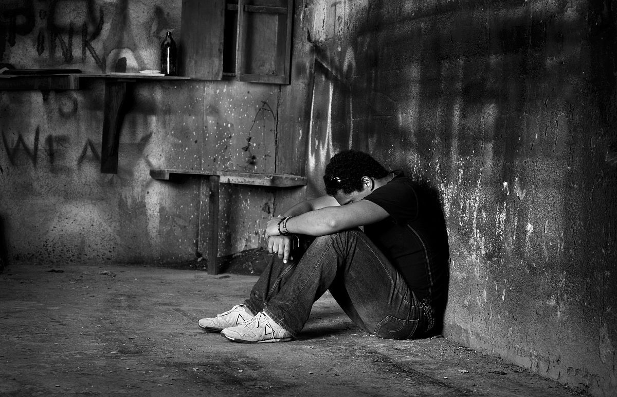 孤独一个人伤感照片