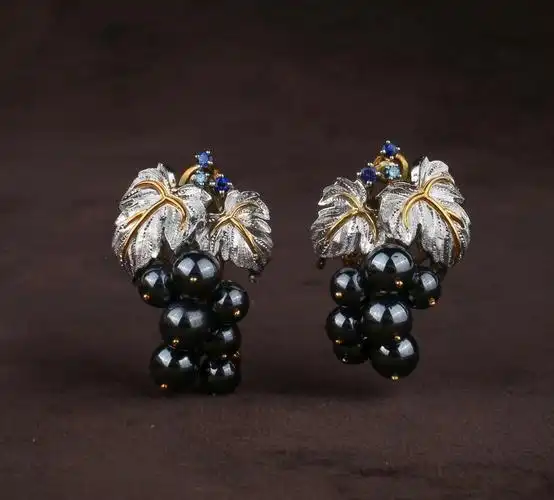 石川畅子丰收葡萄耳坠