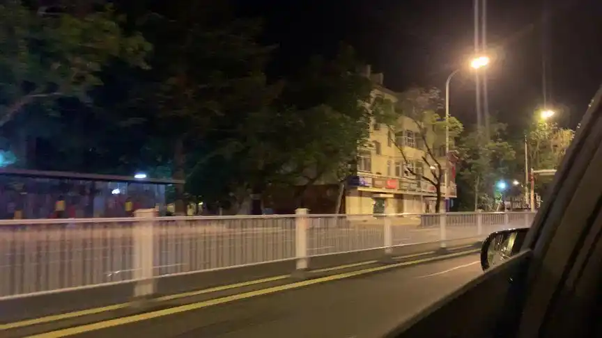 晚风很温柔 #车窗外