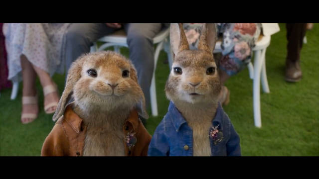 #比得兔2预告#贱萌的兔子们回归!童话改编真人 cg电影《比得兔2:逃跑