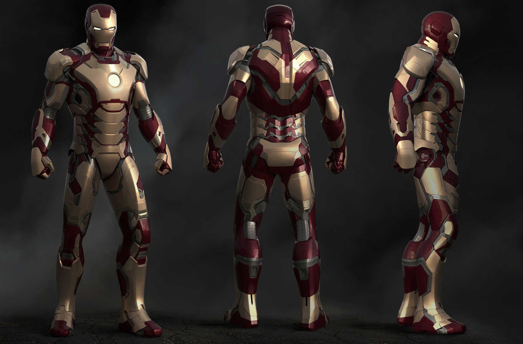 求最新钢铁侠 盔甲 及全身设计图